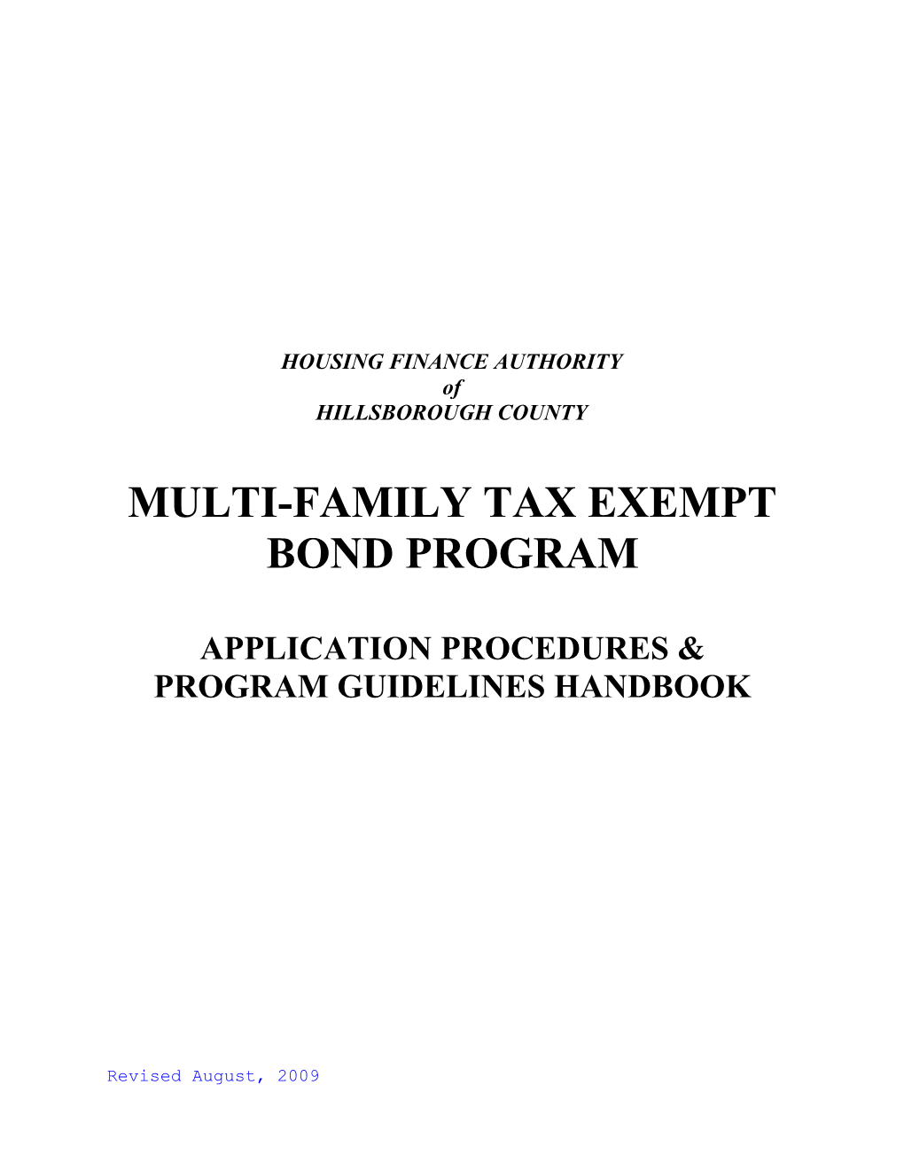 Multi-Family Tax Exempt