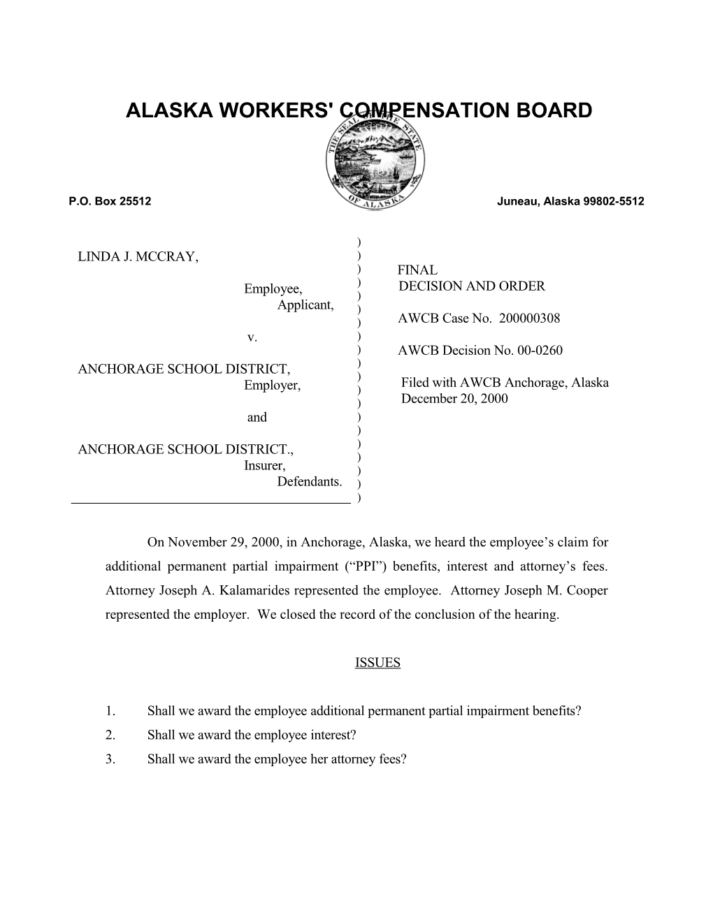 Alaska Workers' Compensation Board s42