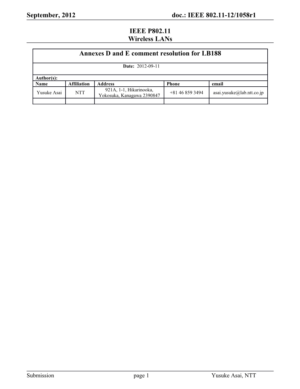 Table D-2 Behavior Limits Set