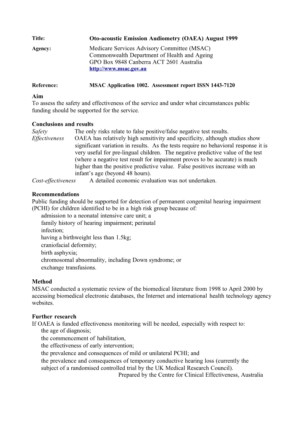 1002 - Oto-Acoustic Emmission Audiometry.PDF