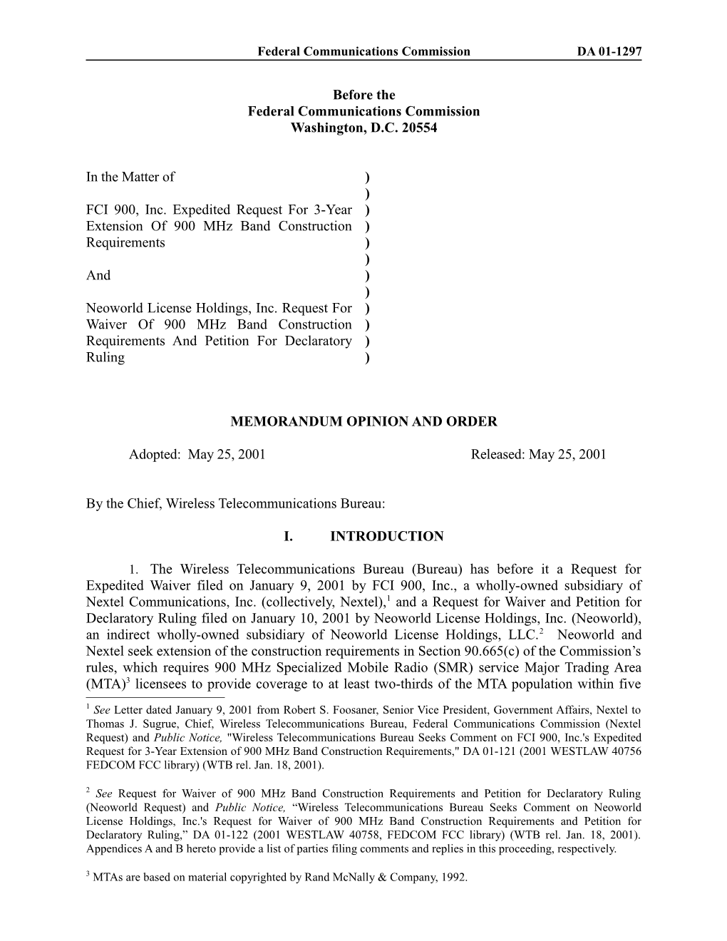 Memorandum Opinion and Order s25