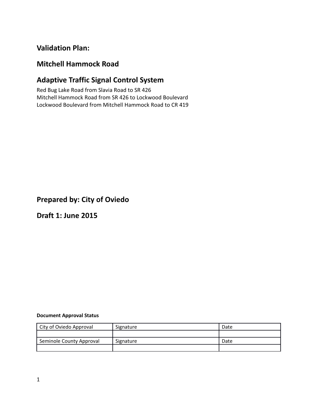 Adaptive Traffic Signal Control System