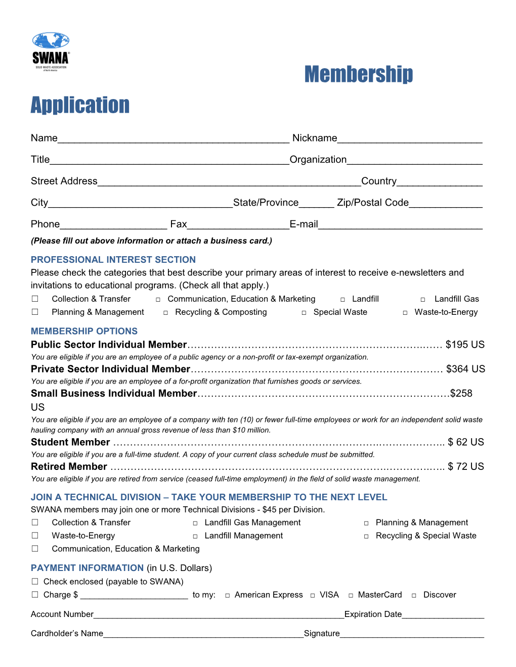 Membership Application s3