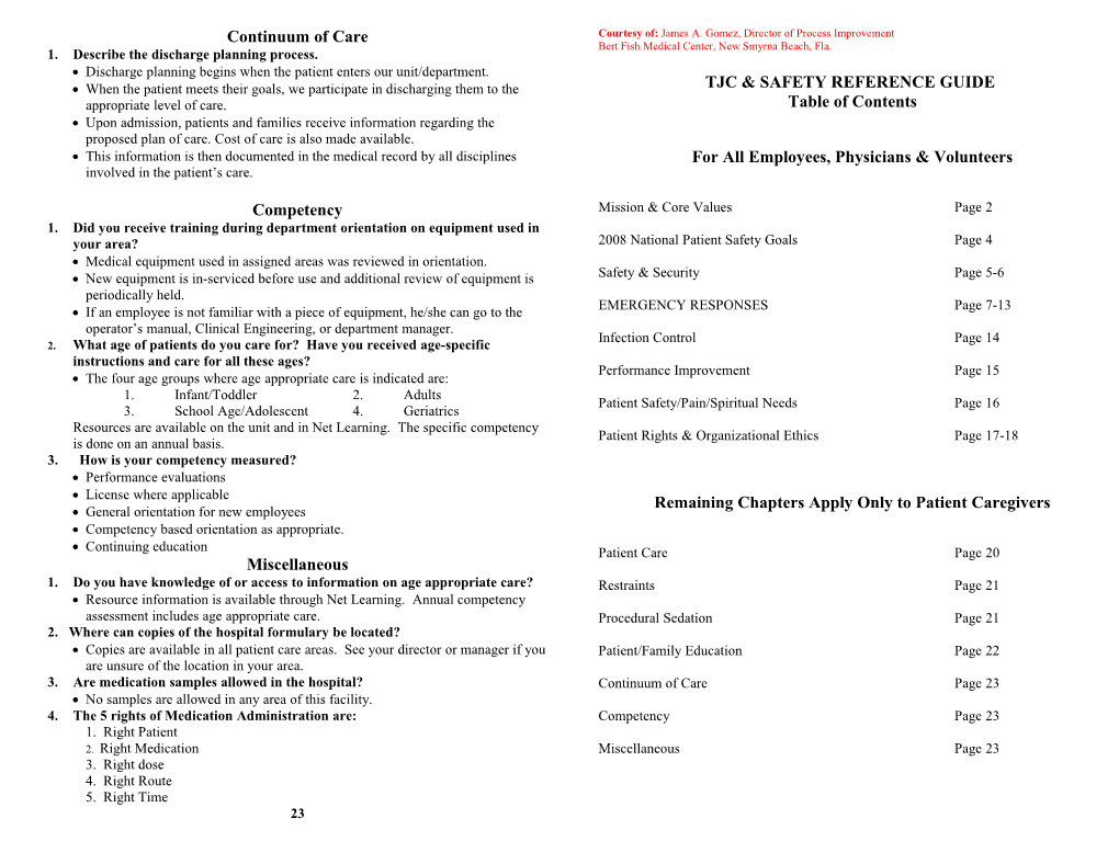 Continuum of Care