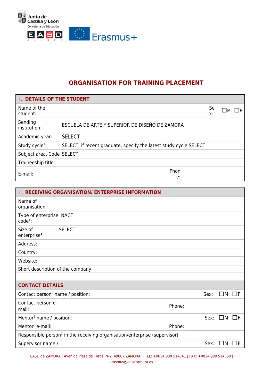 Organisation for Training Placement