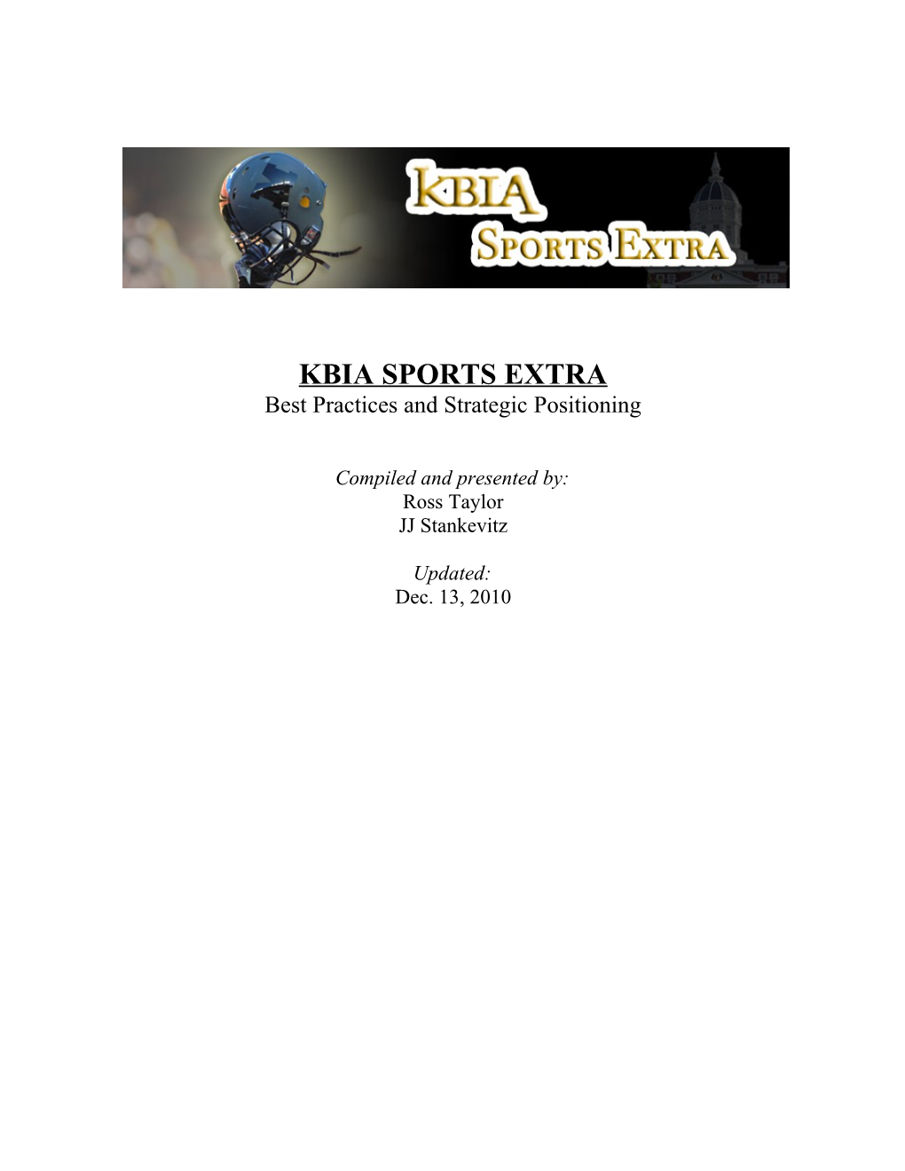 Kbia Sports Extra