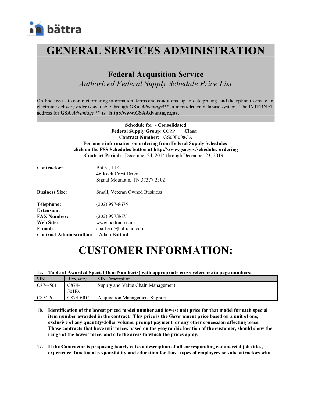 General Services Administration s25