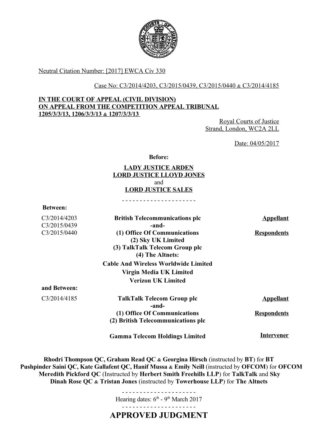 Court of Appeal Judgment Template s7