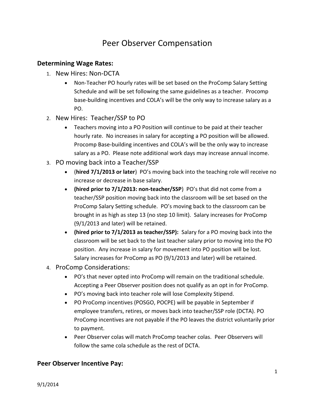 Determining Wage Rates