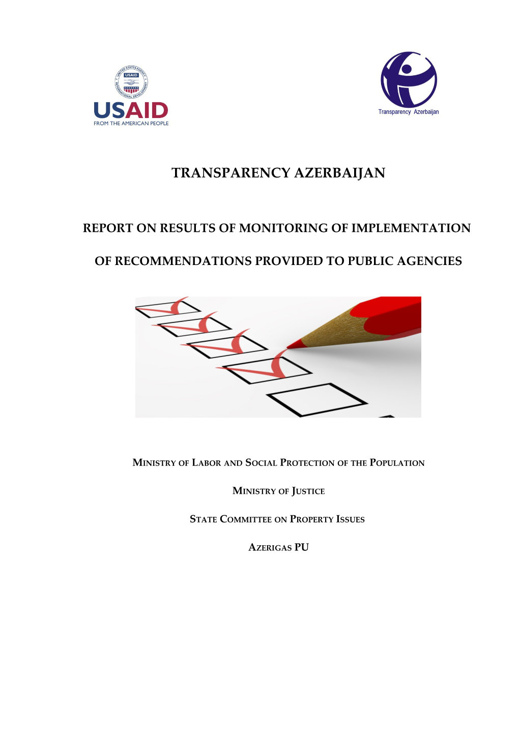 Report on Results of MONITORING of Implementation