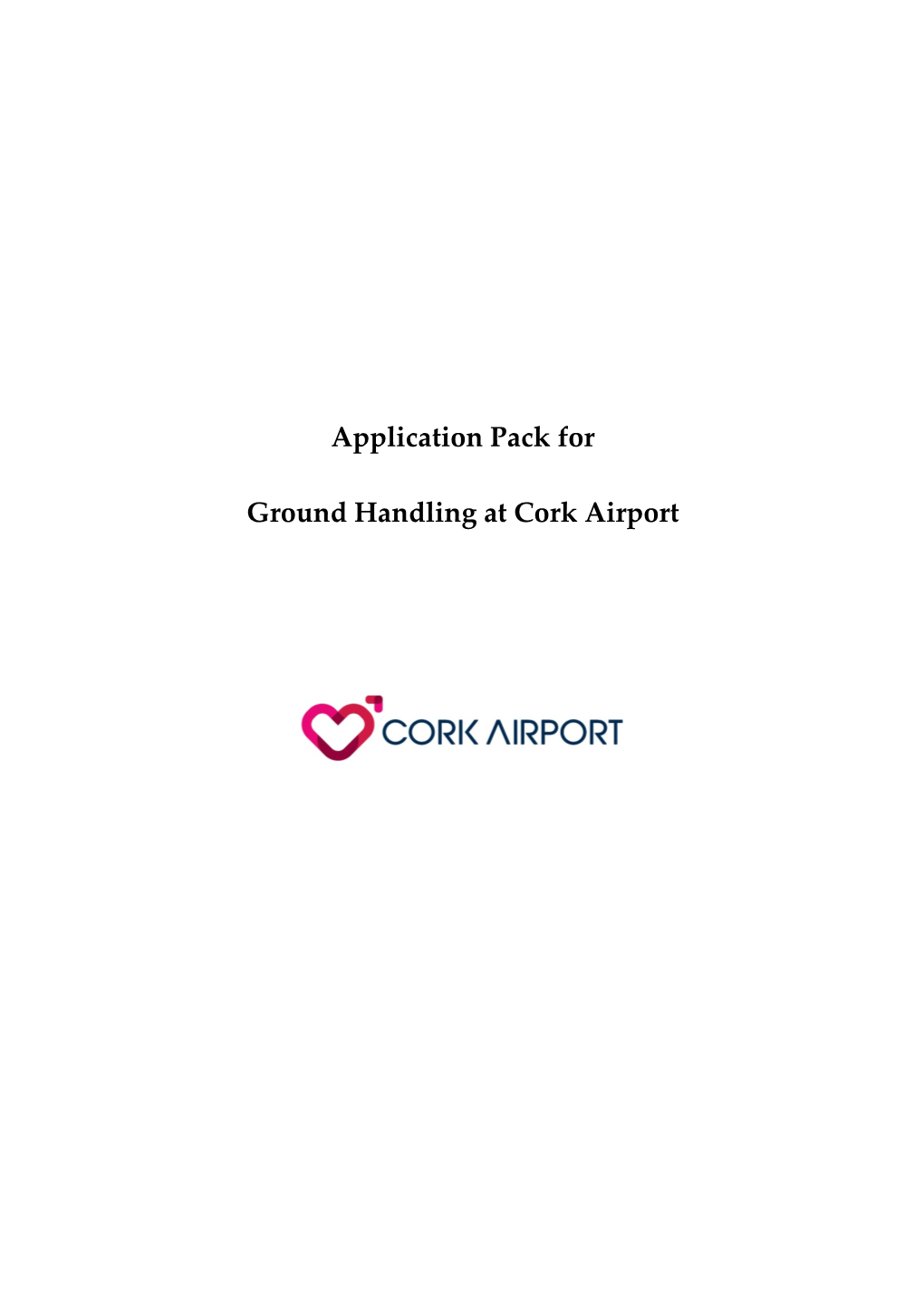 Application for Ground Handling at Cork Airport