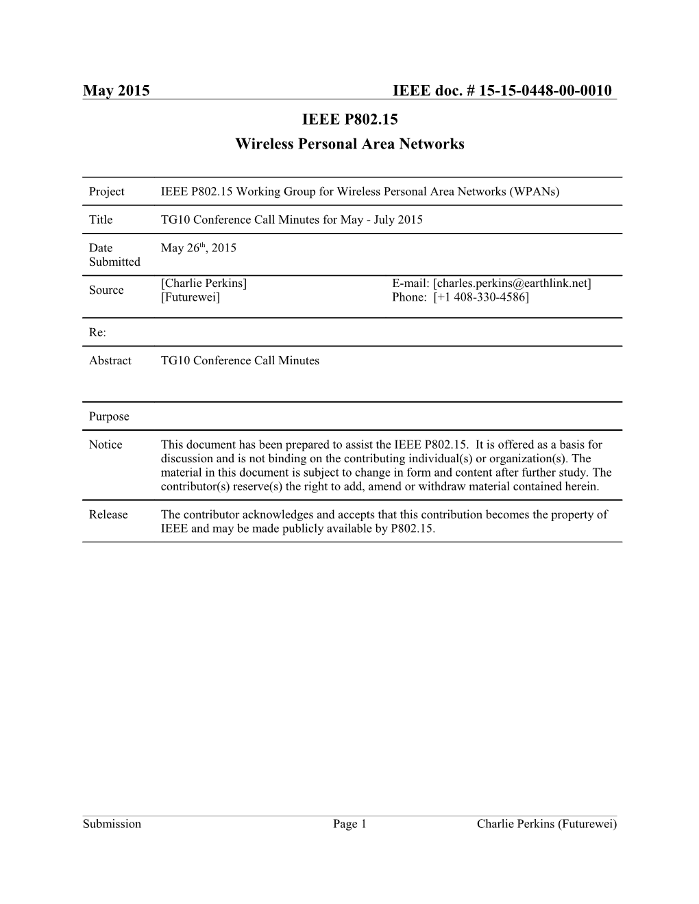 Wireless Personal Area Networks s5