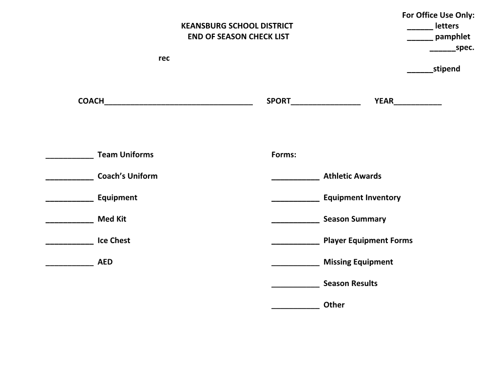 Keansburg School District