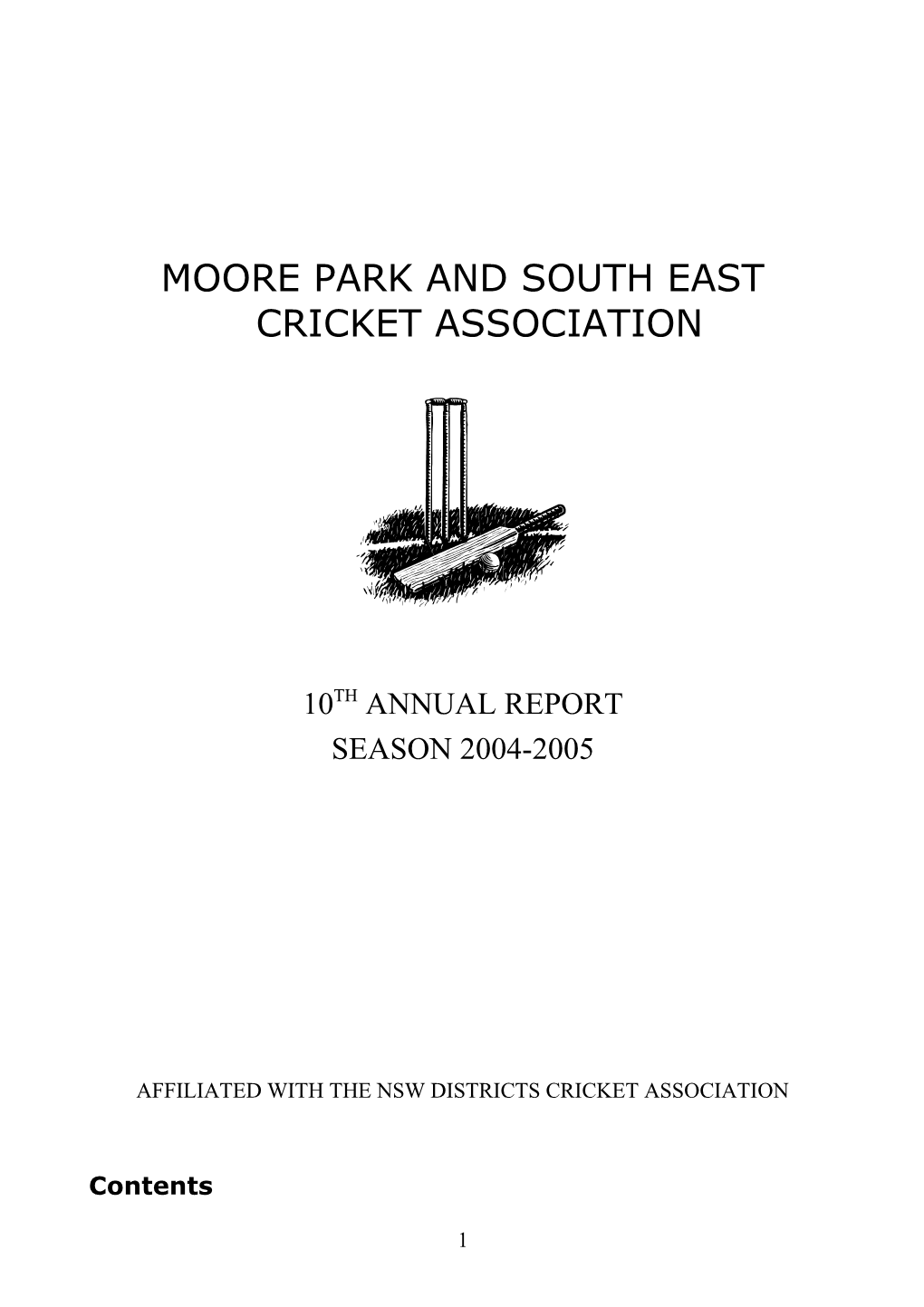 Moore Park and South East Cricket Association s1