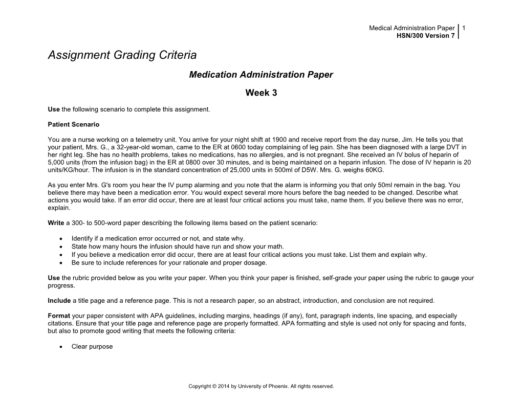 Assignment Gradiing Criteria (MSN V6)