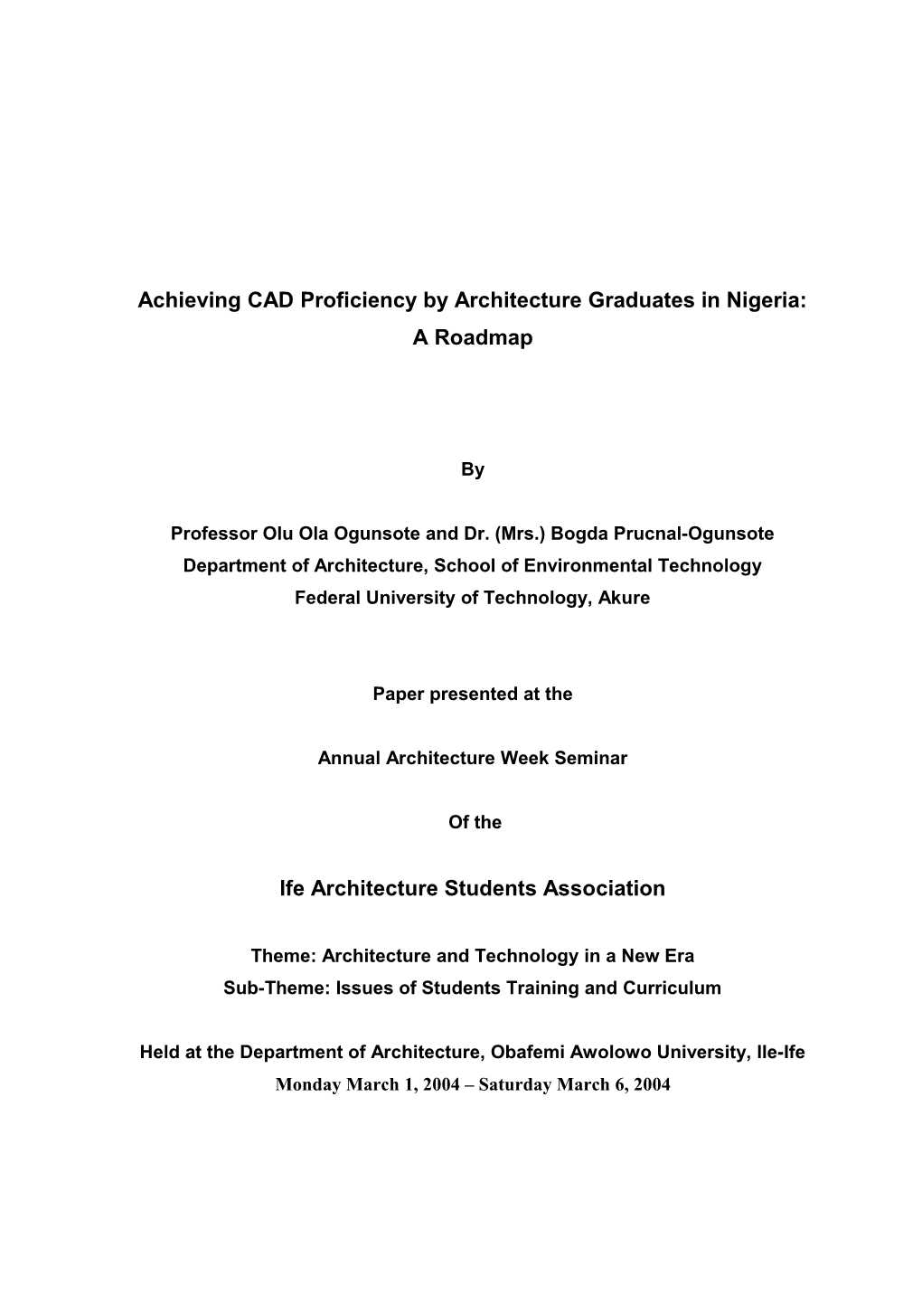 The Use of Search Engines and Indices on the World Wide Web for Architectural Research