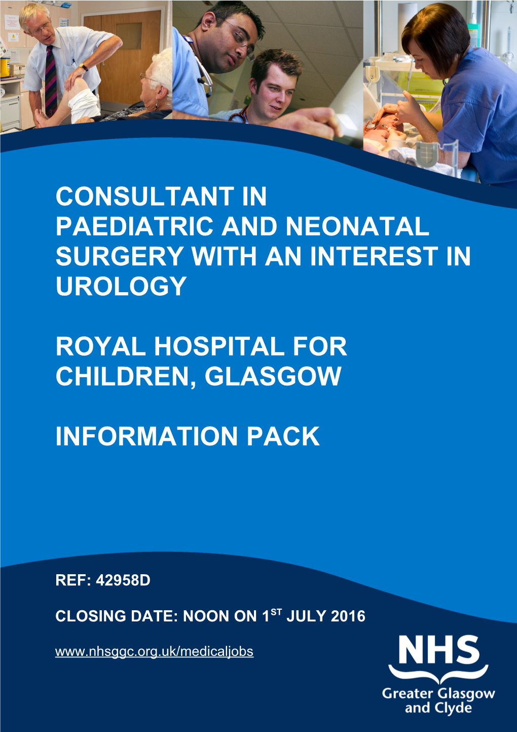 Paediatric and Neonatal Surgery with an Interest in Urology