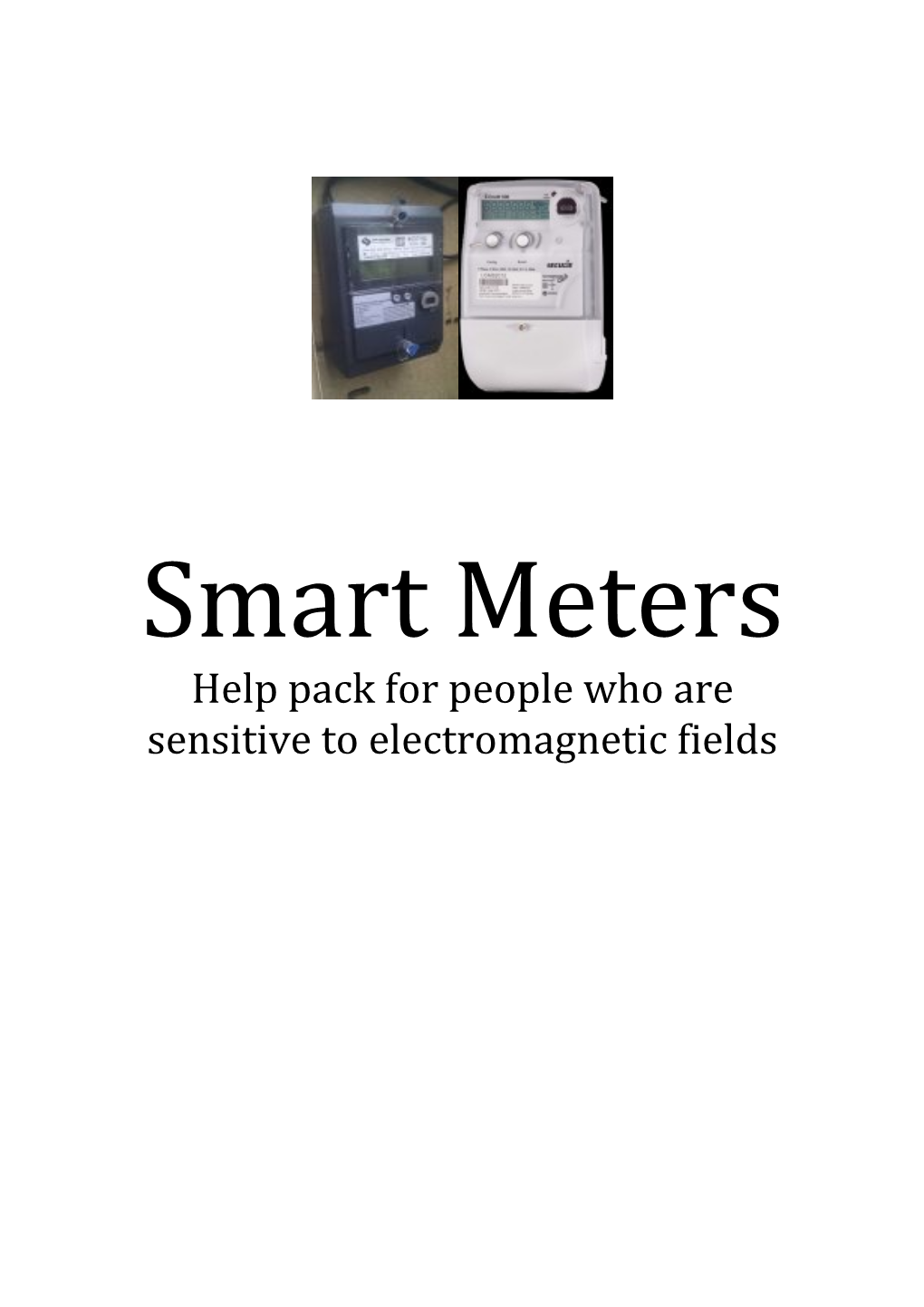 Help Pack for People Who Are Sensitive to Electromagnetic Fields