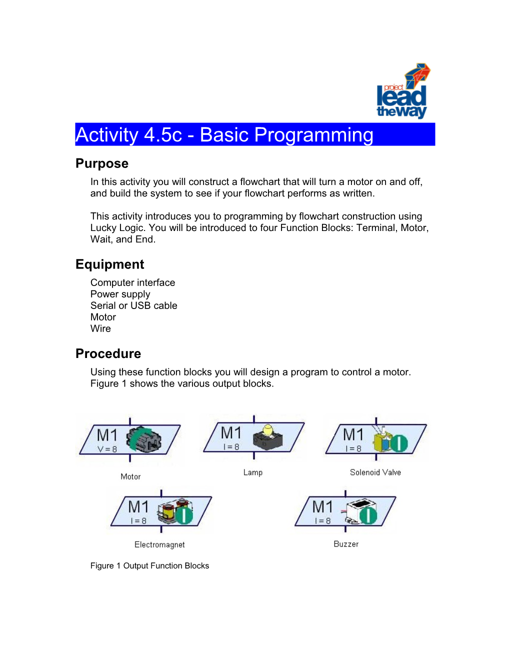 Activity 4.5C - Basic Programming