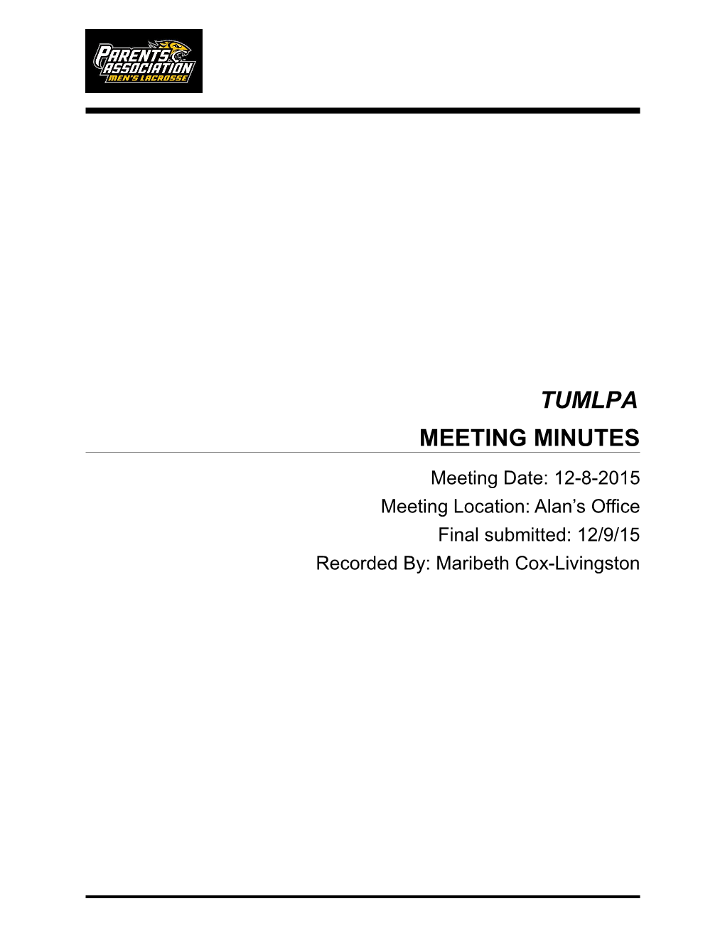 Meeting Minutes Template s3