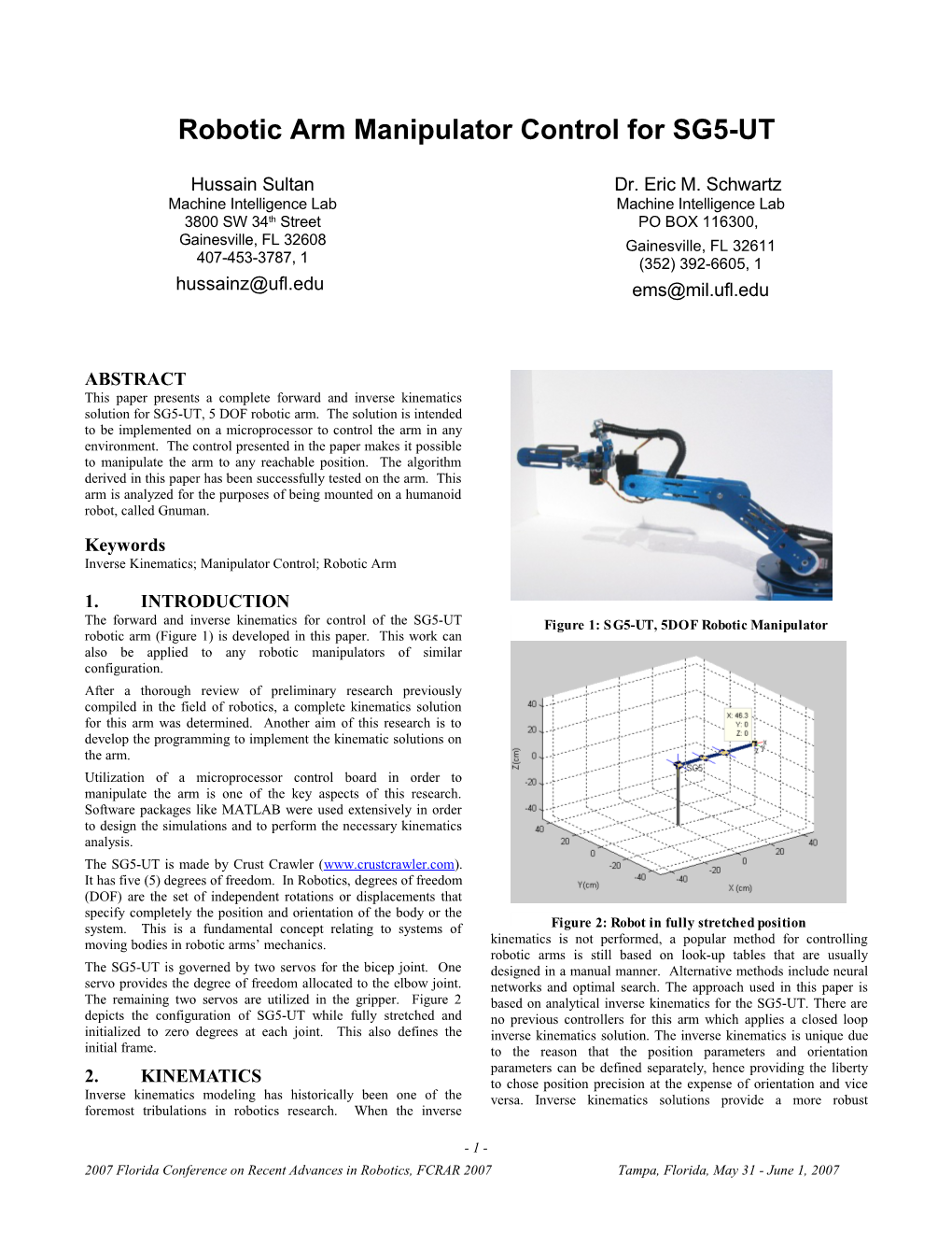 FCRAR 2007 Proceedings Template - WORD