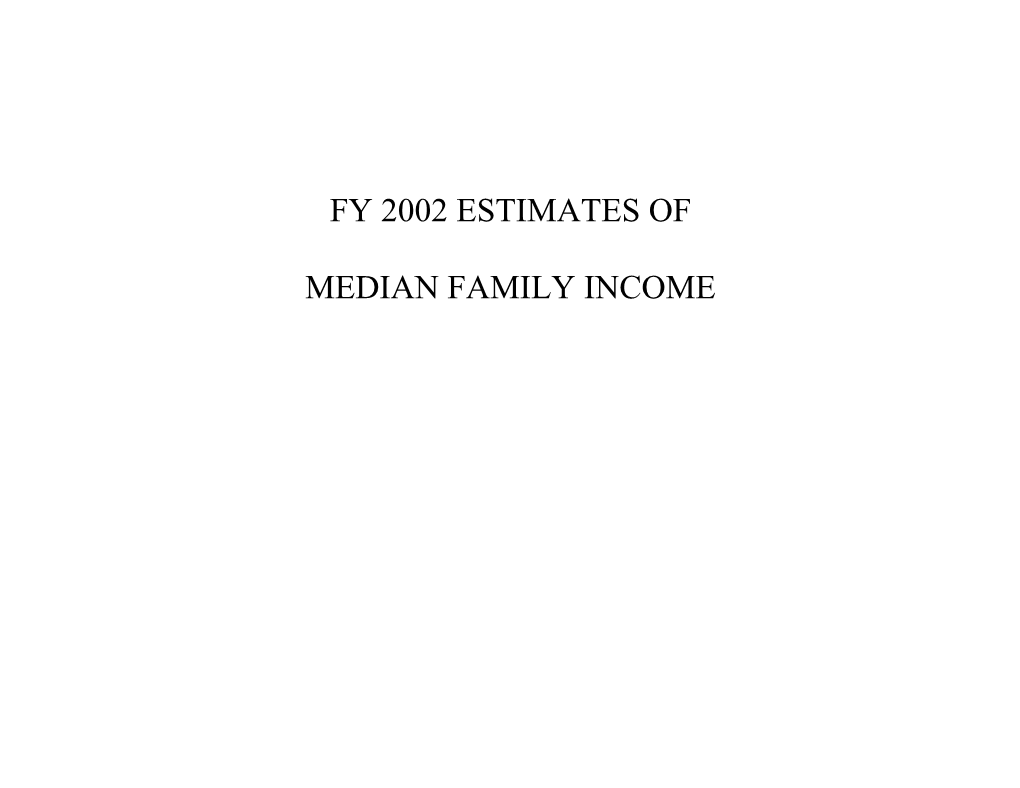 Median Family Income