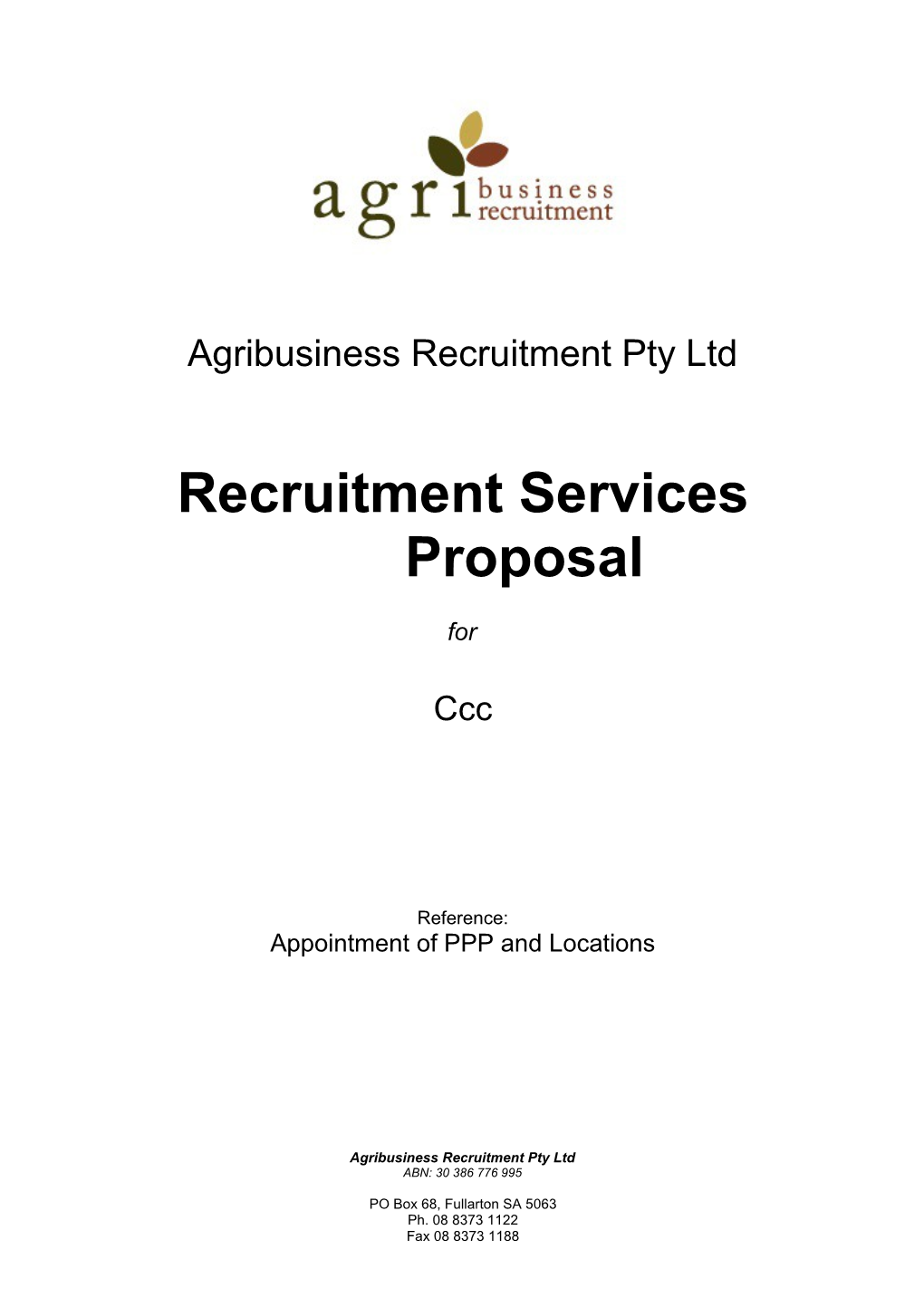 Agribusiness Recruitment Pty Ltd