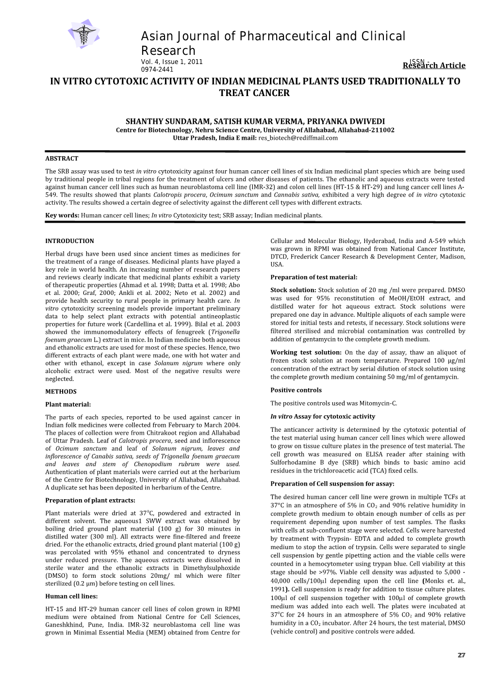 Synthesis and Pharmacological Screening of Novel 1,5-Benzothiazepines