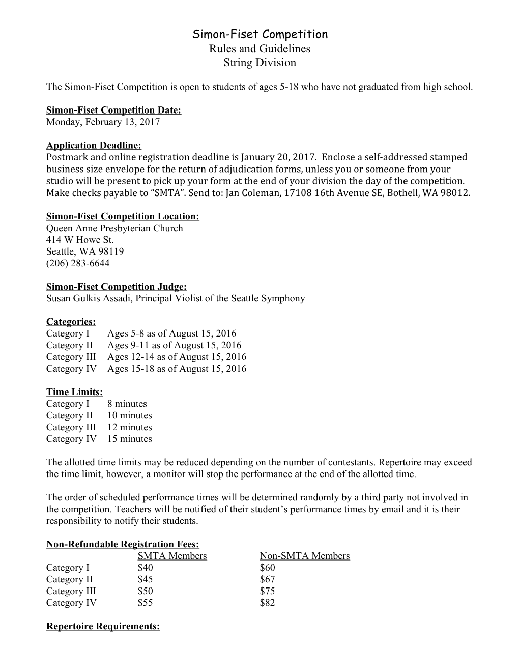 Simon-Fiset Competition