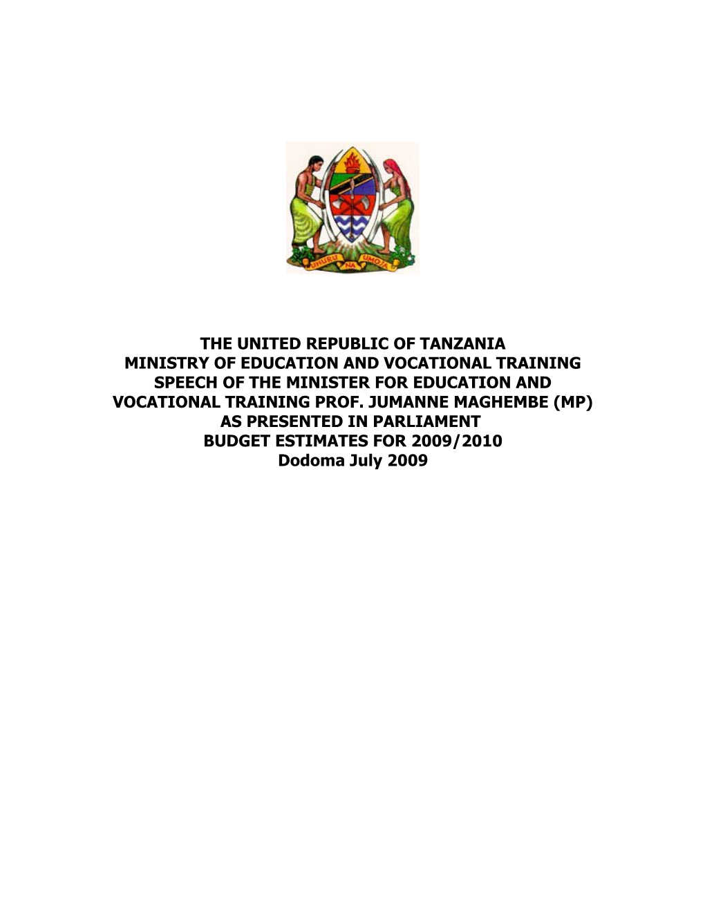 The United Republic of Tanzania s1