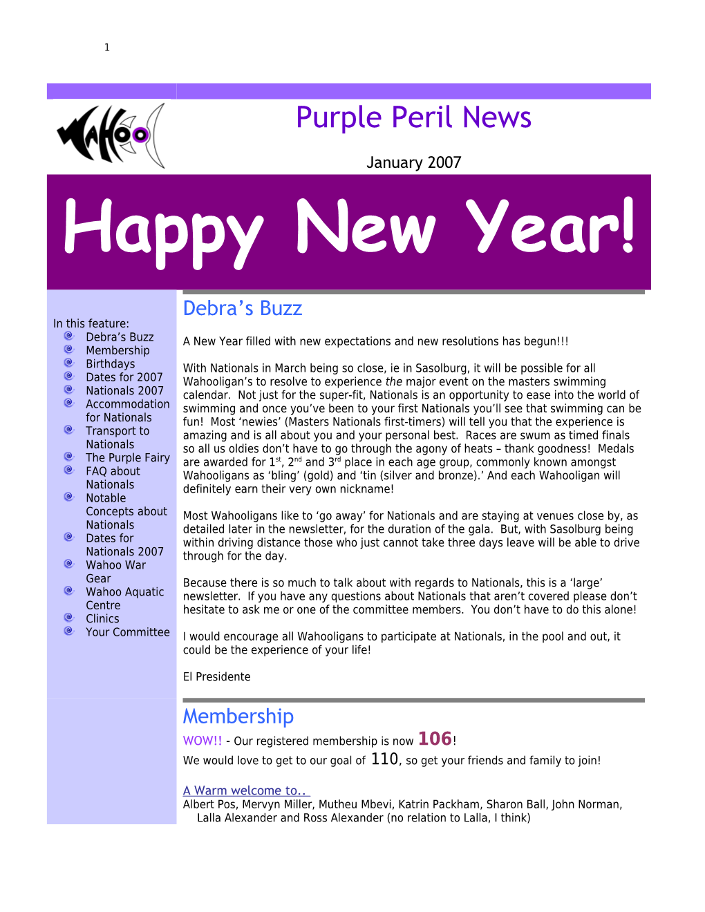 Purple Peril News 4