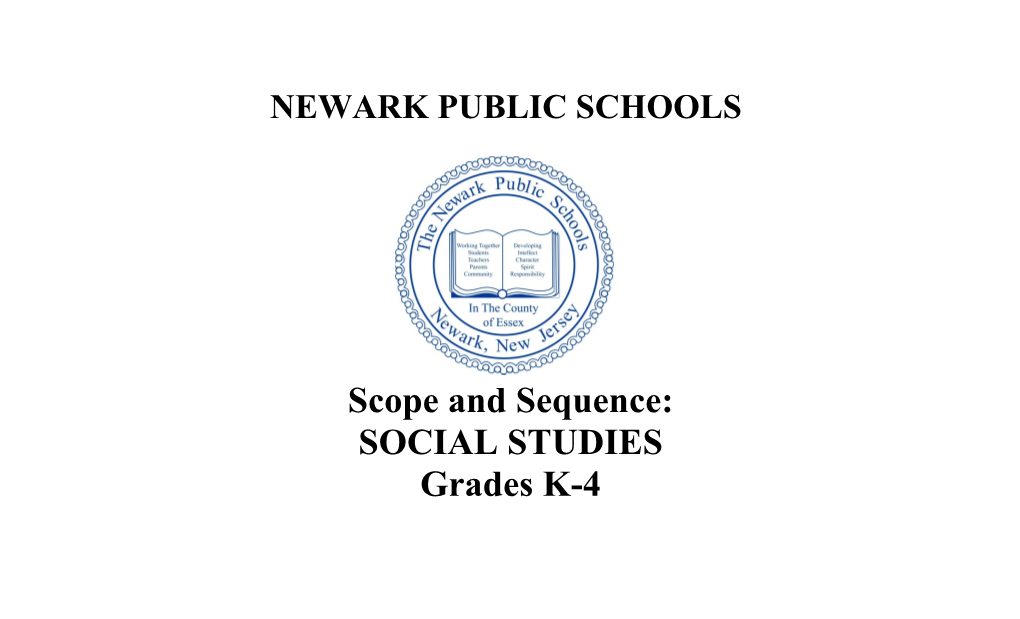 NPS K-4 Social Studies Scope and Sequence-Draft