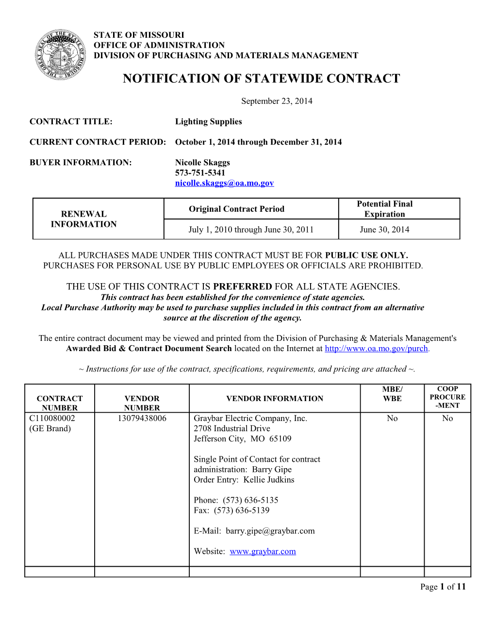 Division of Purchasing and Materials Management s4