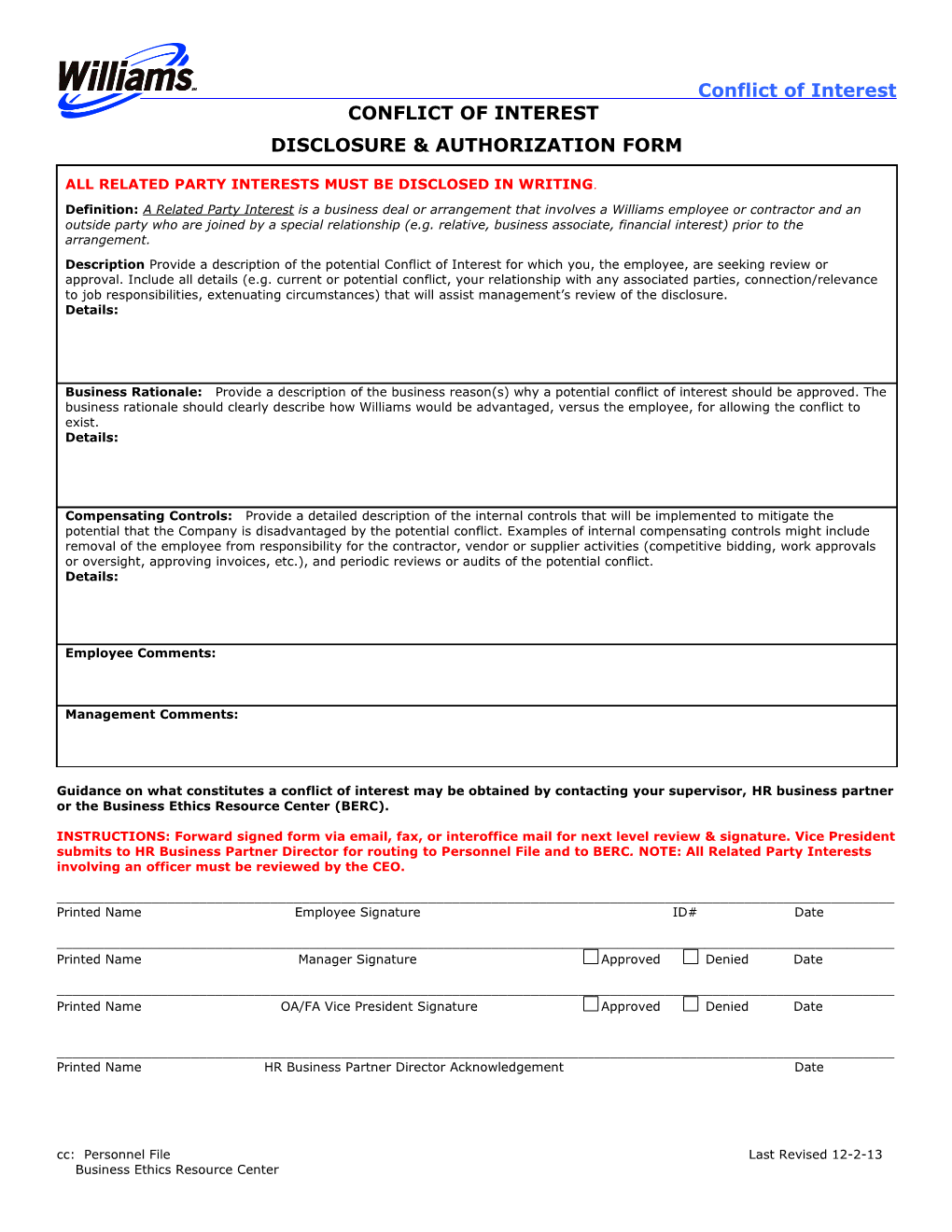 EPWAY Management, Leadership & Accountability Standard