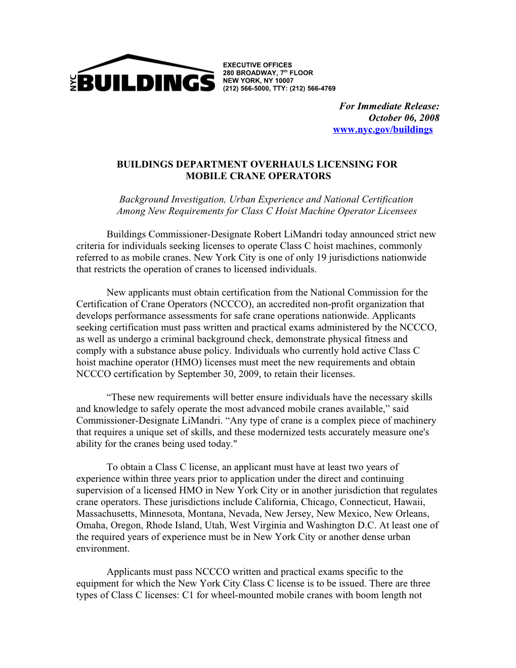 Buildings Department Overhauls Licensing For