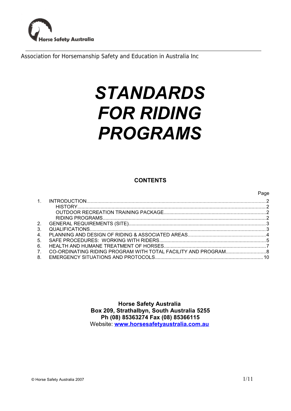 Standards - in Introduction