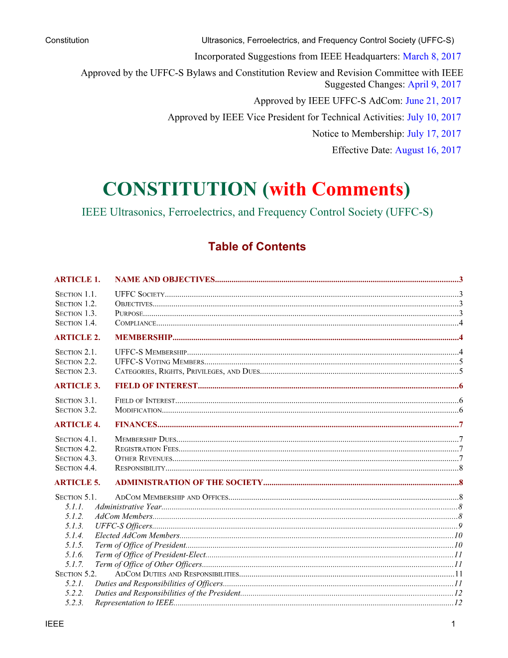 UFFC-S Constitution - with Comments
