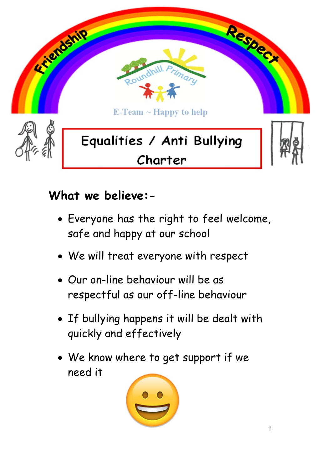 North Lincolnshire Children and Young People S Anti Bullying Policy s1