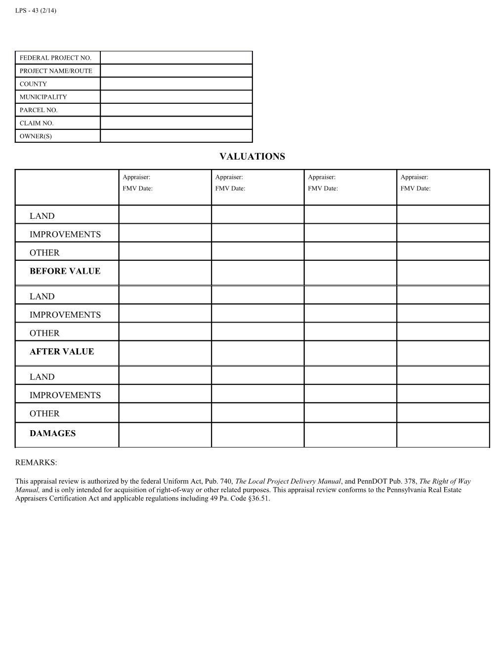 Claim Number Claimant Parcel Number Review Date