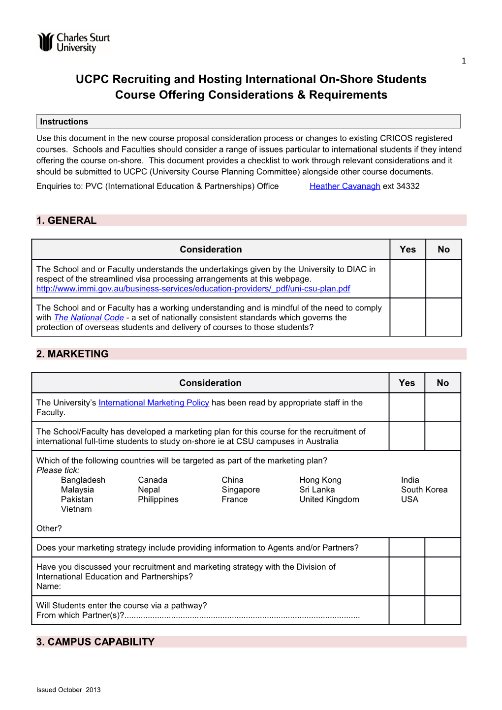 UCPC Recruiting and Hosting International On-Shore Students