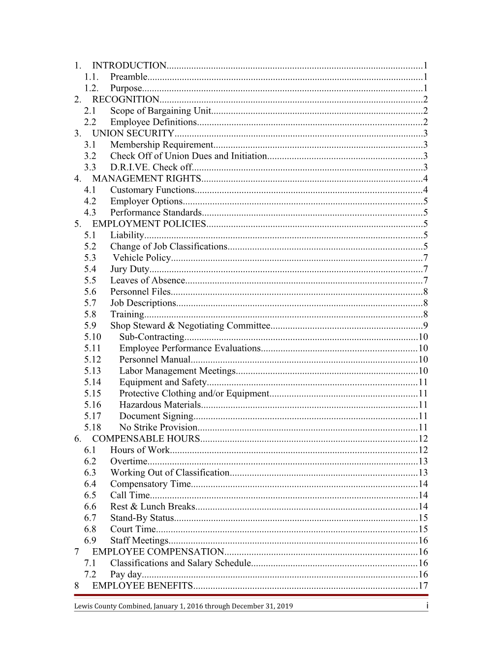 2.1 Scope of Bargaining Unit 2