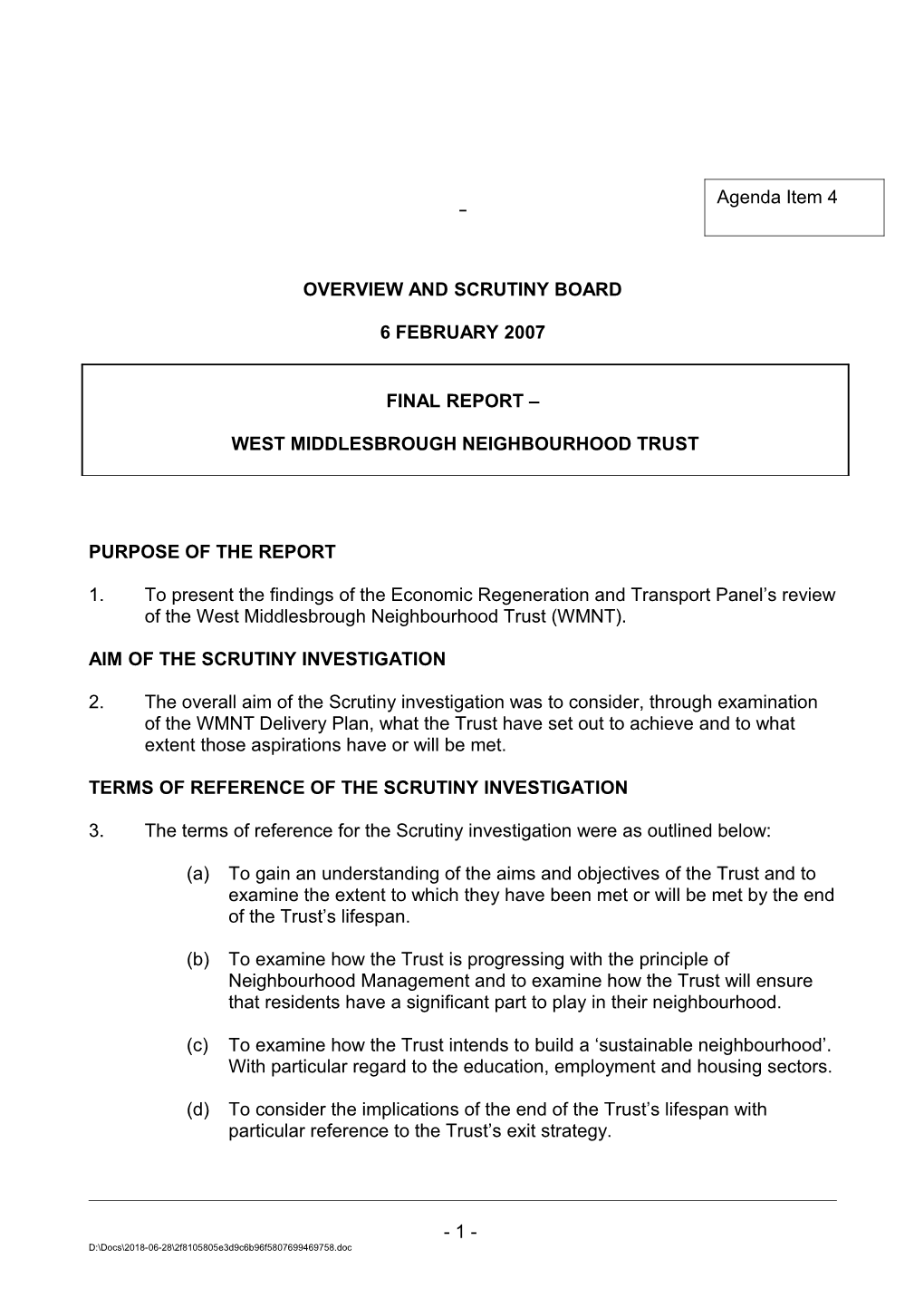 Draft Report in Flooding Issues s1