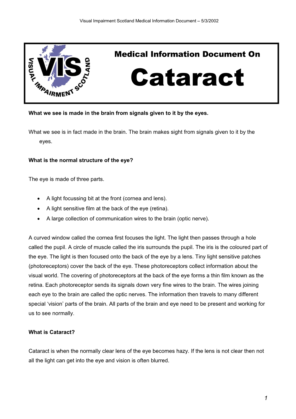 Toxoplasmosis of the Eye