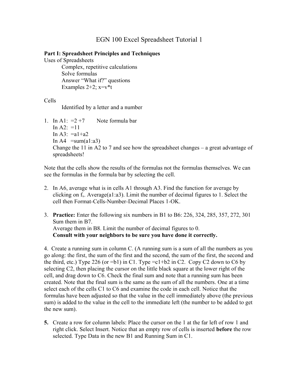 GPA Excel Lesson