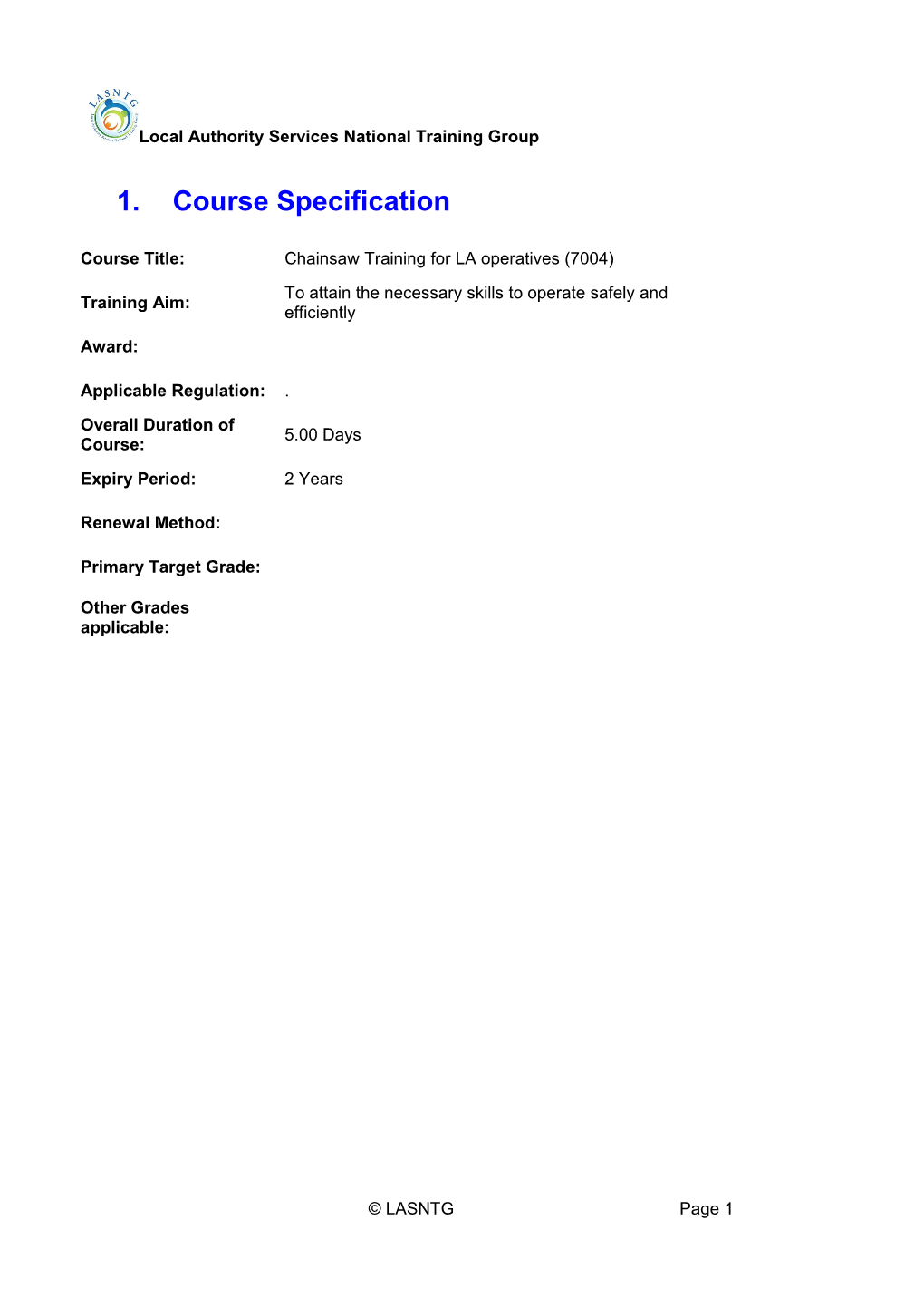 Course Specification s2