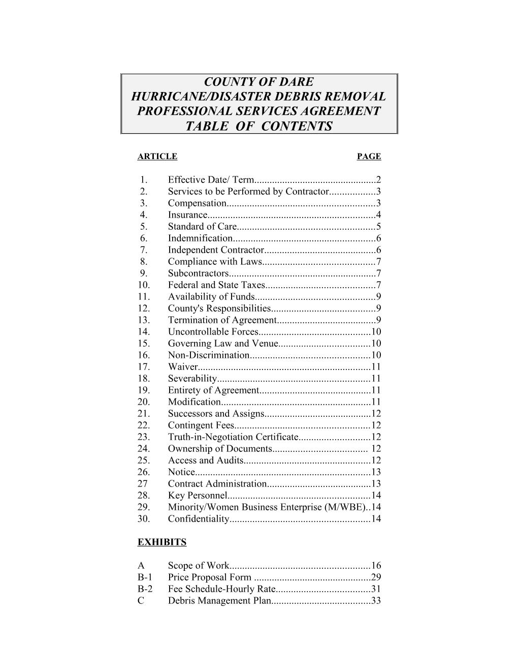 Table of Contents s376