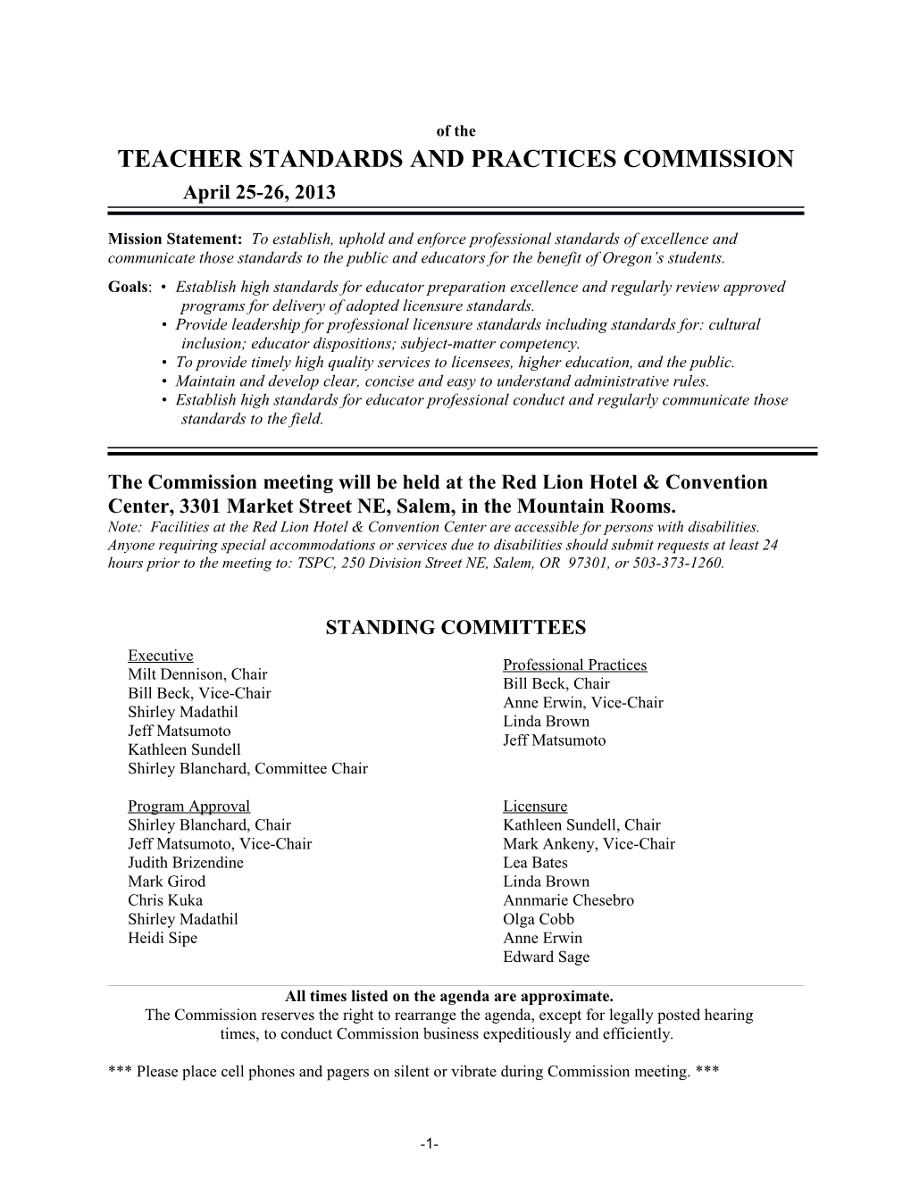 Teacher Standards and Practices Commission s5