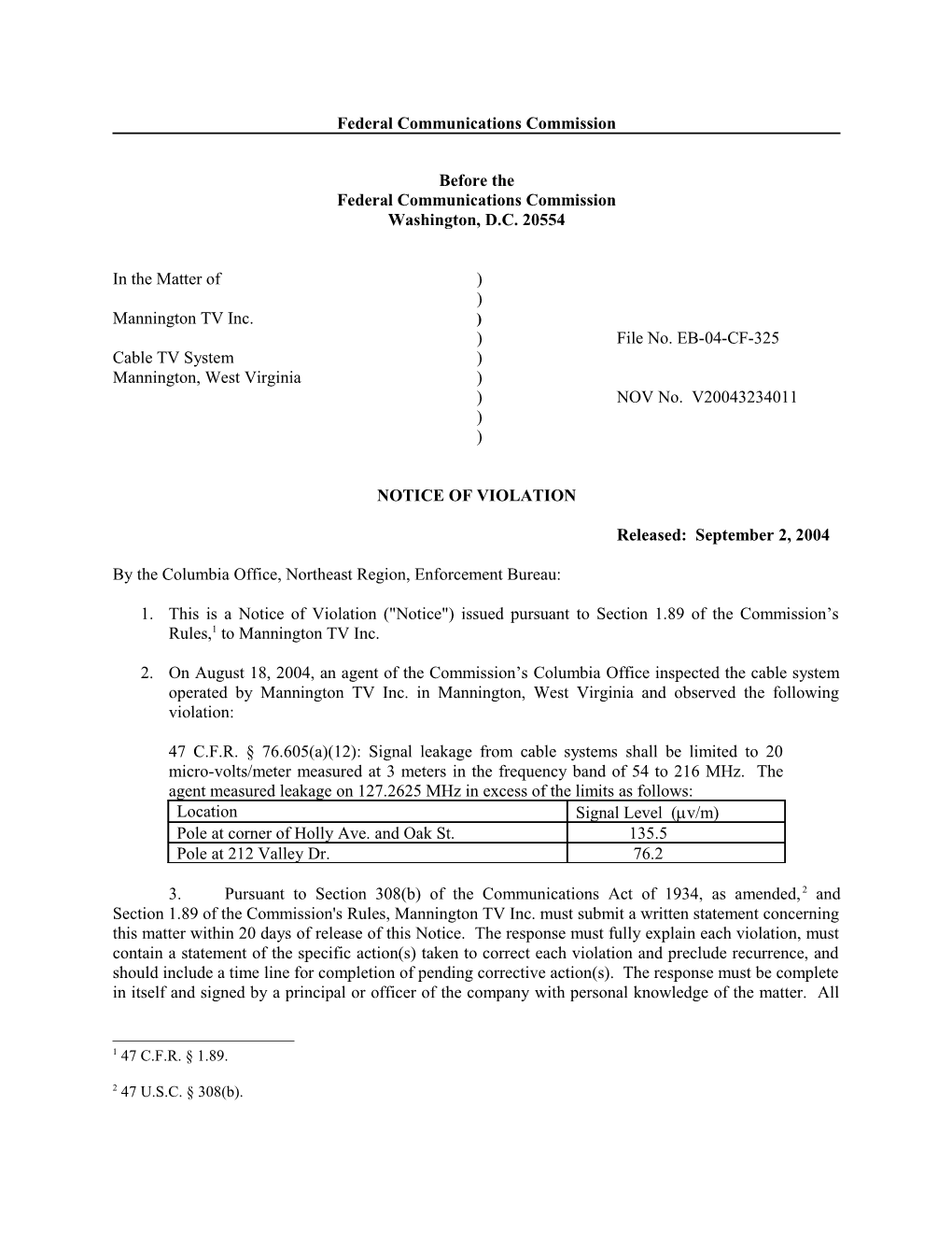 Federal Communications Commission s20