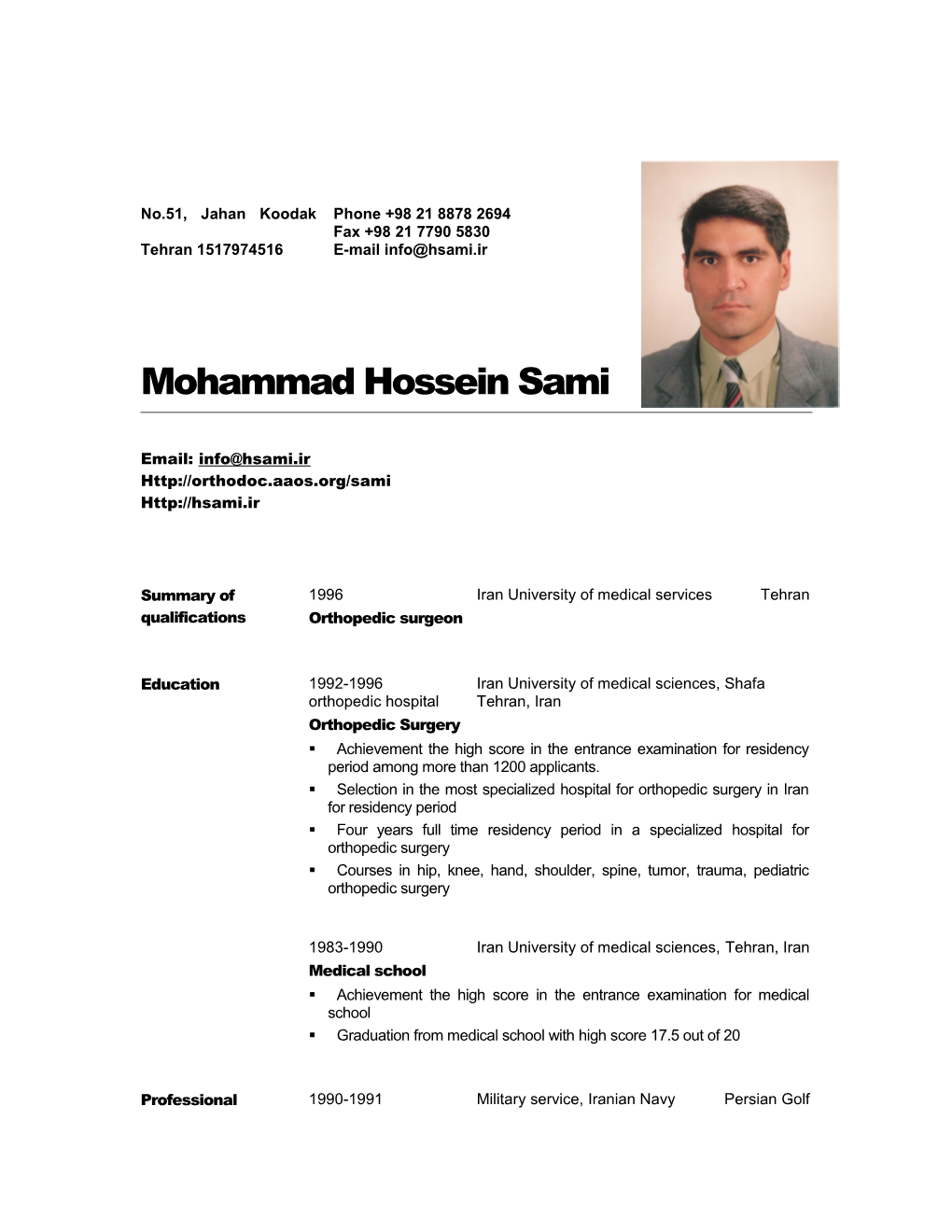 Mohammad Hossein Sami