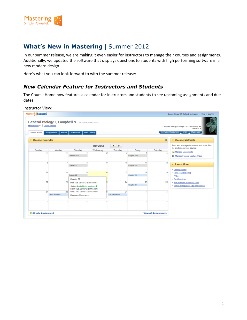 What S New in Mastering Summer 2012